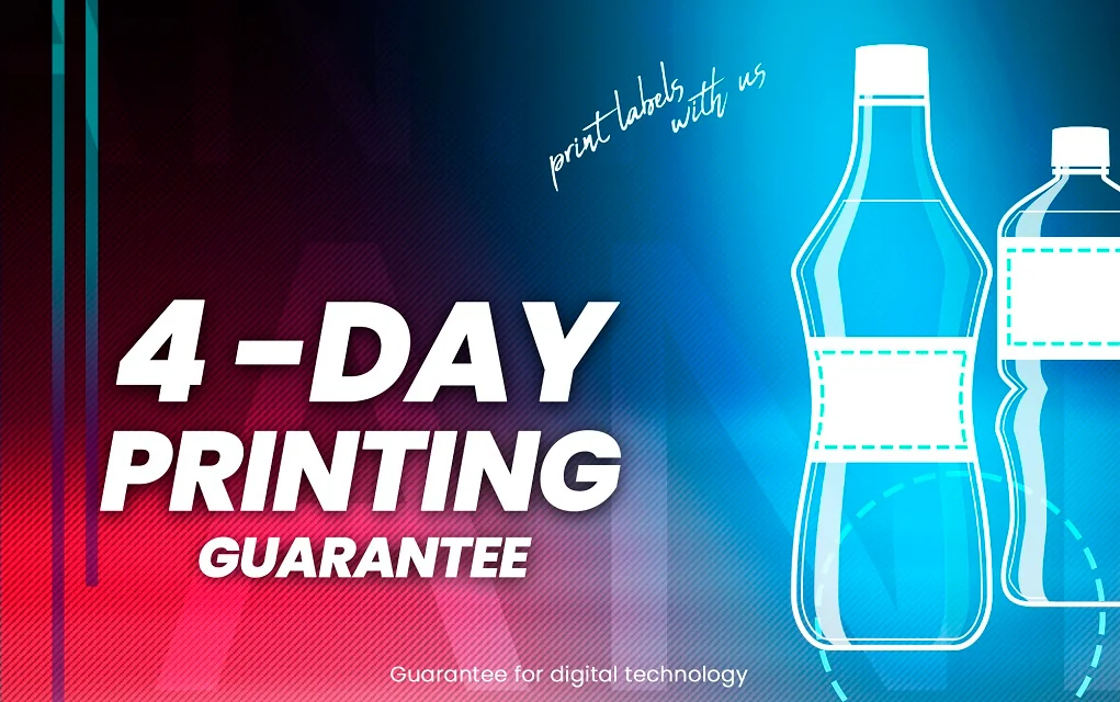Printing service with a 4-day lead time